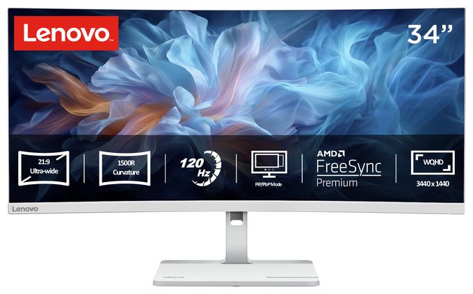 Quad HD Monitor 86,4 cm (34 Zoll) 21:9 6 ms 350 cd/m²  L34W-4C (Grau) 