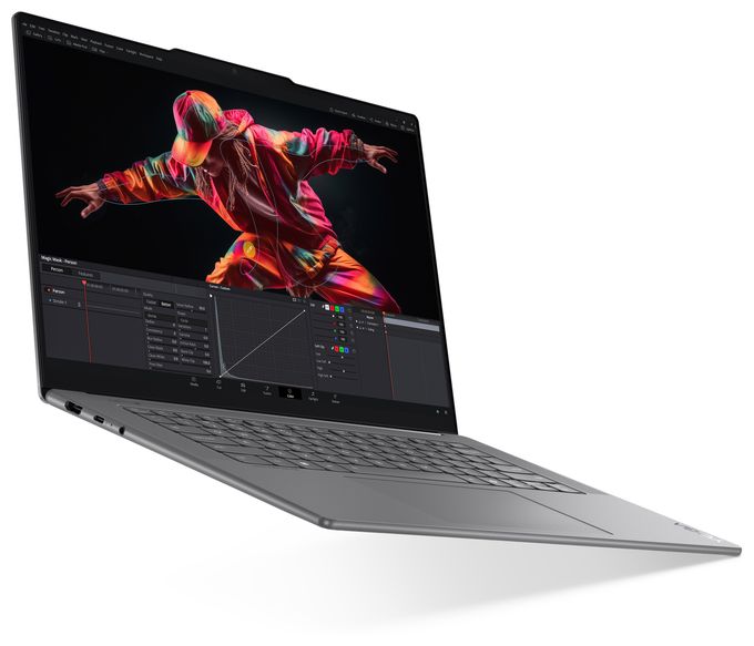 2K Ultra HD Notebook 38,9 cm (15.3 Zoll) 2880 x 1800 Pixel 1 TB SSD Windows 11 Home Intel Core Ultra 7 max. 4,8 GHz  Yoga Slim 7 15ILL9 (Grau) 