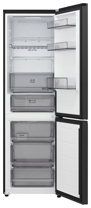 220 l / 113 l Kühl-Gefrierkombi freistehend NoFrost 135 kWh Jahr  GBBS312BEV (Schwarz) 