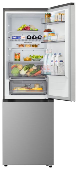 220 l / 113 l Kühl-Gefrierkombi freistehend 135 kWh Jahr  GBBS312BPY (Grau) 