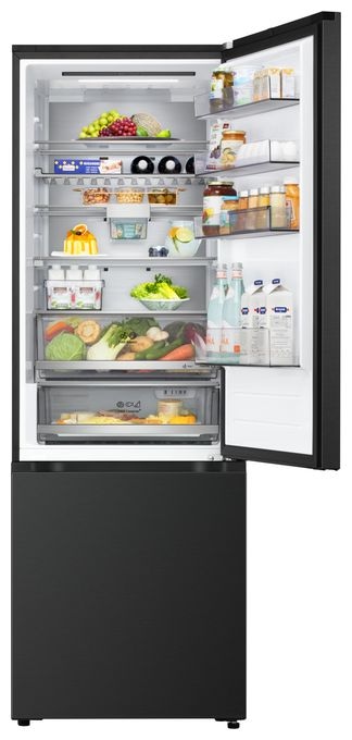 326 l / 139 l Kühl-Gefrierkombi freistehend NoFrost 191 kWh Jahr  GBBW726CEV (Schwarz) 
