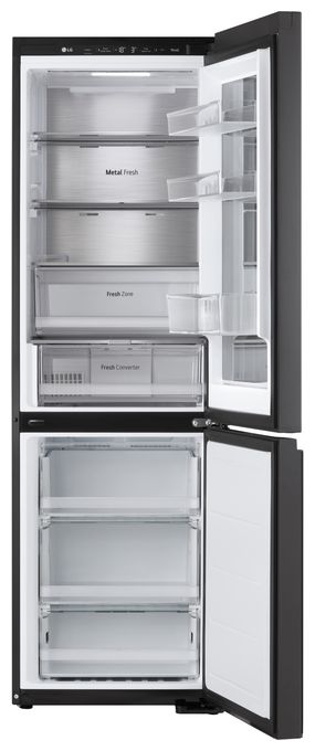 239 l / 110 l Kühl-Gefrierkombi freistehend NoFrost 172 kWh Jahr  GBG5160CEV (Schwarz) 