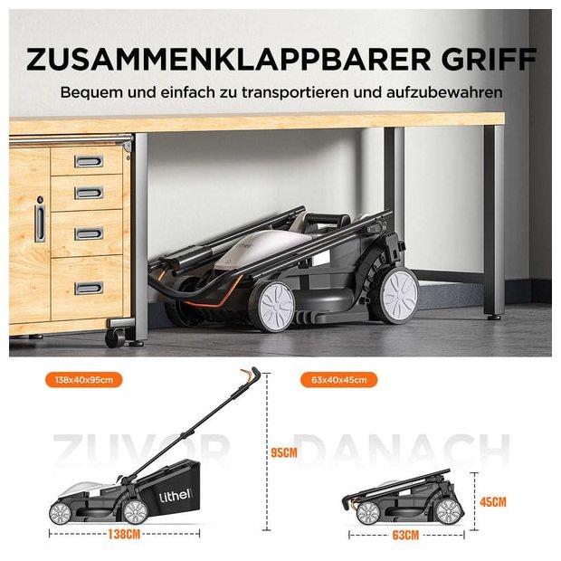 Schieberasenmäher U20LM00-0U020 