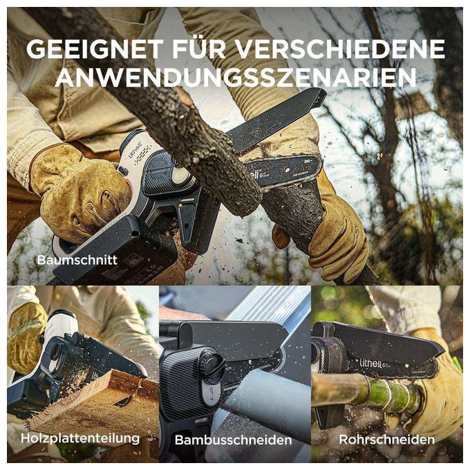 U20MC00-0U120 20V Mini Kettensäge 1,35kg mit Akku 2,0Ah 