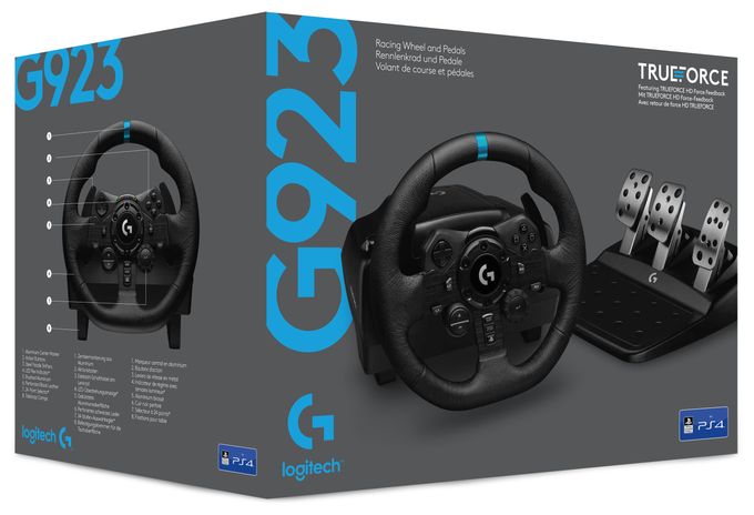 Lenkrad + Pedale + Joystick für PC, PlayStation PS4, PlayStation PS5  G923SE Racing Bundle (Schwarz) 