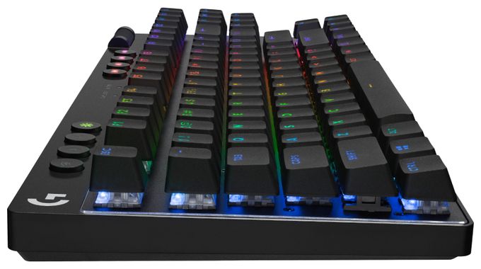 RGB-LED Gaming Tastatur RF Wireless + Bluetooth 2.4 GHz  Pro X TKL (Schwarz) 