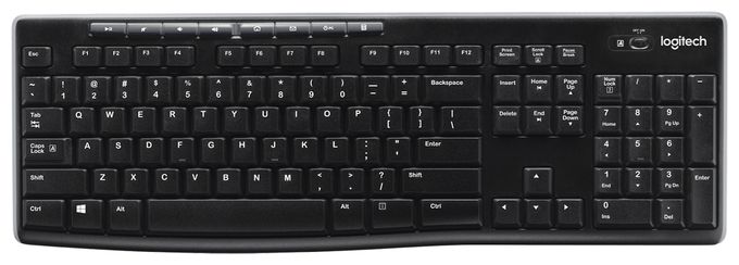 Tastatur RF Wireless 2.4 GHz  K270 (Schwarz) 