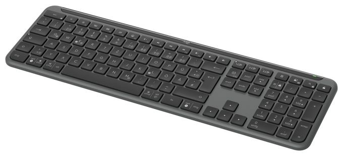 Büro Tastatur RF Wireless + Bluetooth 2.4 GHz  K950 Signature Slim (Graphit) 