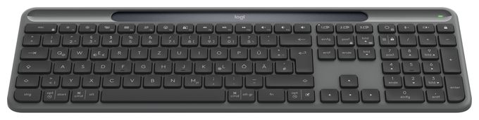 Universal Tastatur RF Wireless + Bluetooth 2.4 GHz  K980 Signature Slim Solar+ (Graphit) 