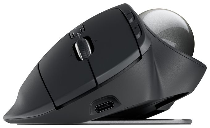2048 DPI Büro Maus Optisch  MX Ergo S (Graphit) 