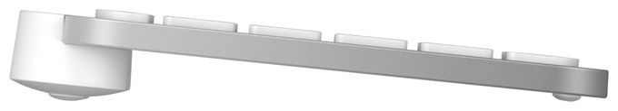 LED Büro Tastatur RF Wireless + Bluetooth 2.4 GHz  MX Keys S for Mac (Aluminium, Weiß) 