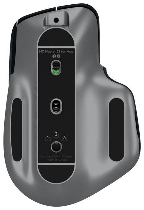 8000 DPI Büro Maus Laser  MX Master 3S for Mac (Grau) 