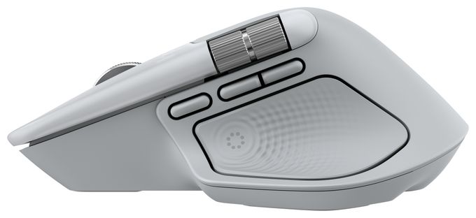 8000 DPI Büro Maus Laser  MX Master 4 for Mac (Silber, Weiß) 