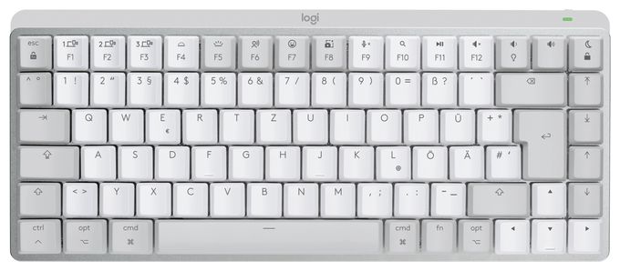 LED Büro Tastatur RF Wireless + Bluetooth 2.4 GHz  MX Mini Mechanical for Mac (Grau) 