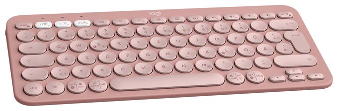 Universal Tastatur Bluetooth  Pebble Keys 2 K380s (Rose) 