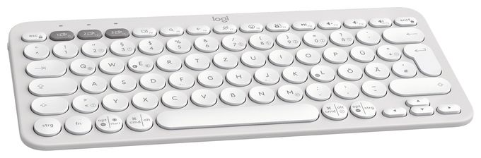 Universal Tastatur Bluetooth  Pebble Keys 2 K380s (Weiß) 