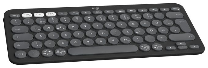 Universal Tastatur Bluetooth  Pebble Keys 2 K380s (Graphit) 