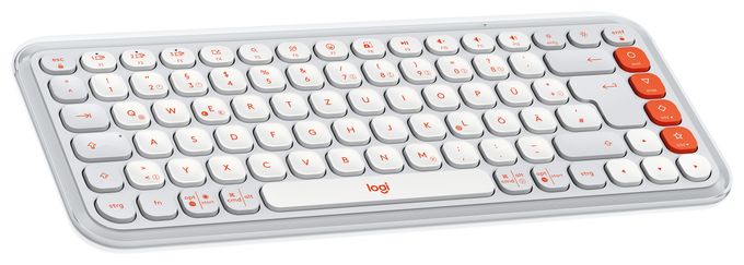 Universal Tastatur Bluetooth  POP Icon Keys (Weiß) 