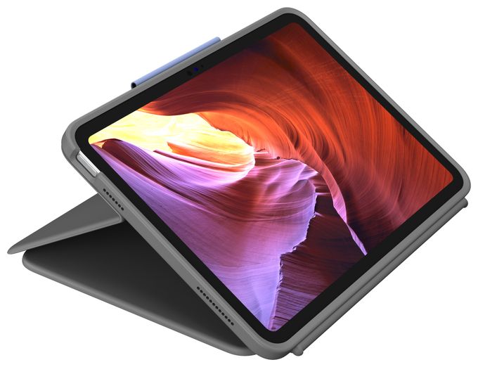 für Apple iPad (7. Generation) iPad (8. Generation) iPad (9. Generation) iPad (10. Generation)  iPad (A16) Spritzwassergeschützt  Rugged Folio (Graphit) 