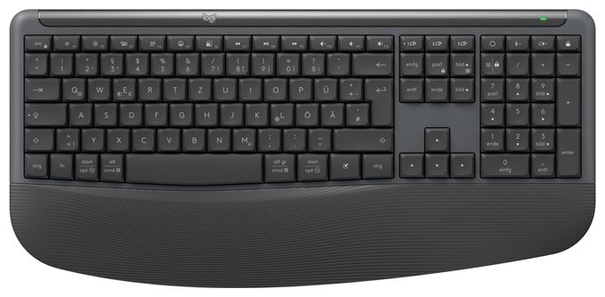 Universal Tastatur RF Wireless + Bluetooth 2.4 GHz  MK880 Signature Comfort Plus Combo (Graphit) 