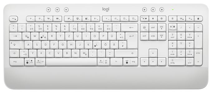 Büro Tastatur Bluetooth  Signature K650 (Weiß) 