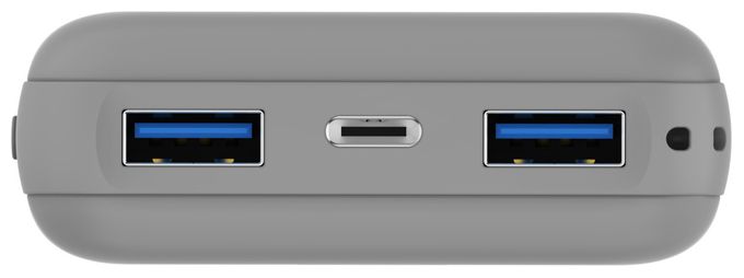 10000 mAh Powerbank USB Typ-C  Mini (Grau) 