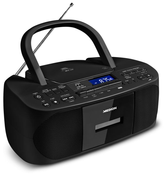 FM Radio Tragbar  Life E64070 (Schwarz) 