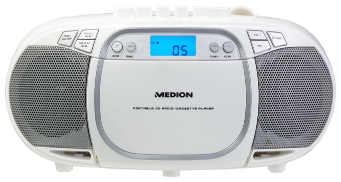AM, FM Radio Tragbar  Life E66476 (Weiß) 