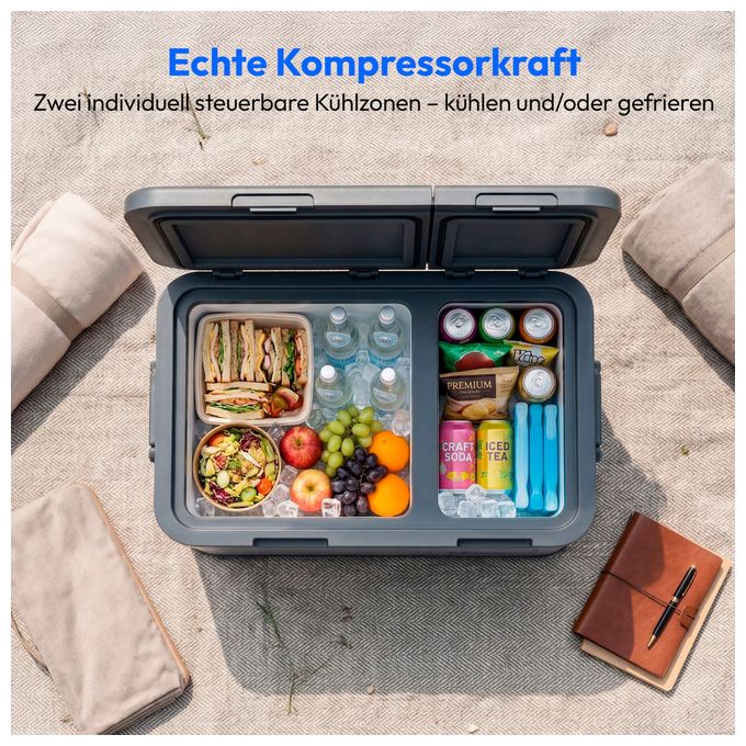 36 l Kühlbox  MD370026 (Schwarz/Grau) 