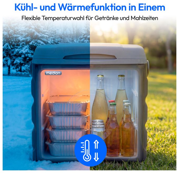30 l Kühlbox  MD370030 (Silber, Weiß) 