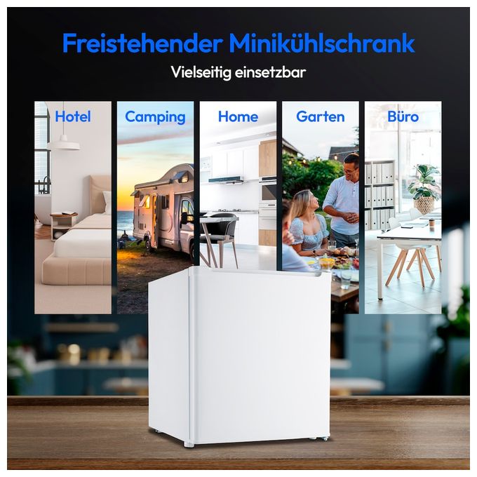 41 l Tischkühlschrank EEK: D 63 kWh Jahr  MD37724 (Weiß) 