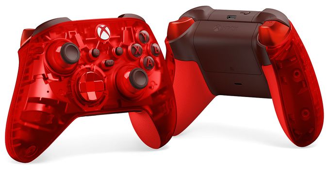 Analog / Digital Gamepad für Xbox Series S, Android, Xbox Series X, iOS, PC  Xbox Wireless Controller – Pulse Cipher Special Edition (Rot) 