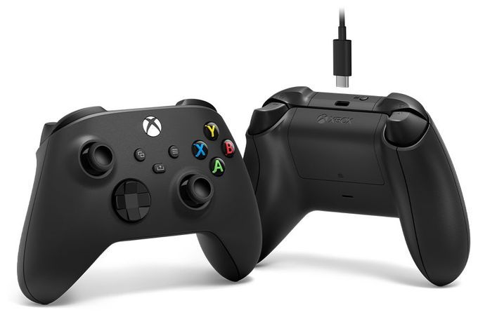 Analog / Digital Gamepad für Android, PC, Xbox One, Xbox Series S, Xbox Series X, iOS  Xbox Wireless Controller (Schwarz) 