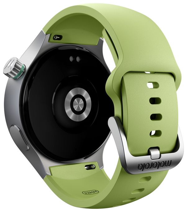 Digital 47 mm Smartwatch Rund IP68  Moto Watch (Silber) 