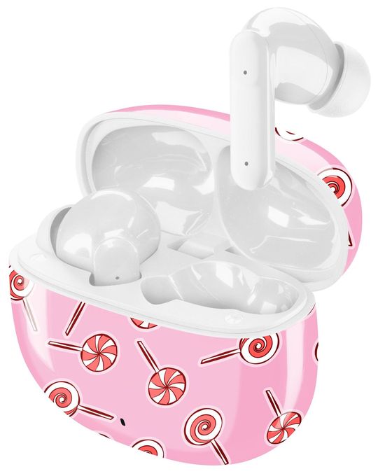 In-Ear Bluetooth Kopfhörer Kabellos TWS 5 h Laufzeit  Fancy (Pink) 