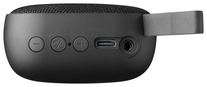 3 W Bluetooth Lautsprecher Laufzeit bis 4 h  Mini (Schwarz) 