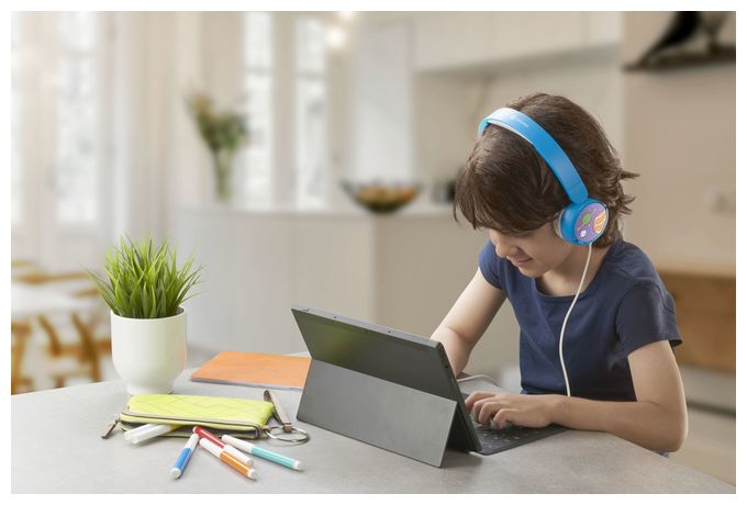 Kopfhörer Kabelgebunden USB Typ-C  Play Patch Kids (Hellblau) 