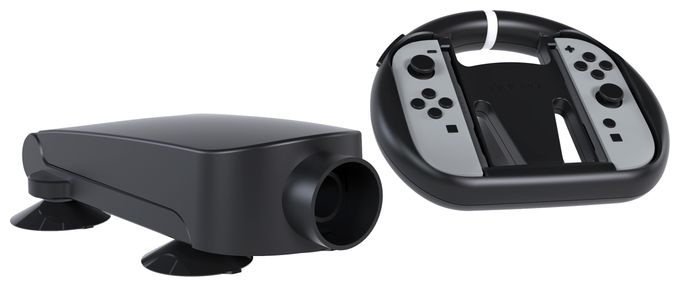 Rennrad Nintendo Switch 2 Joy-Con 2  Klappbares Lenkrad (Schwarz) 