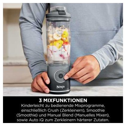 0,57 l Standmixer 3 Geschwindigkeiten  BC251EU Blast Max (Grau, Transparent) 