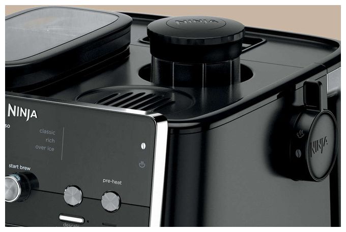 Siebträger Kaffeemaschine 1650 W  ES301EU Luxe Café Mini (Schwarz) 