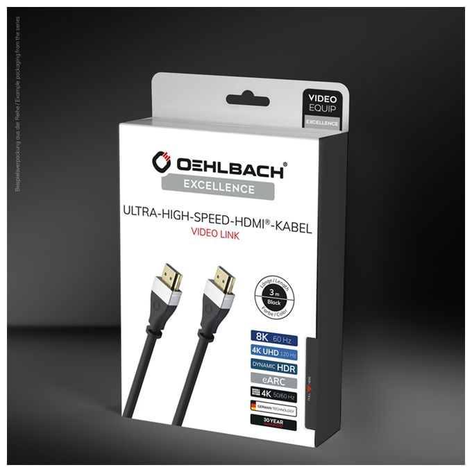 48 Gbit/s Stecker Gerade HDMI auf HDMI Typ A (Standard) 5 m  SL UHS (Schwarz) 
