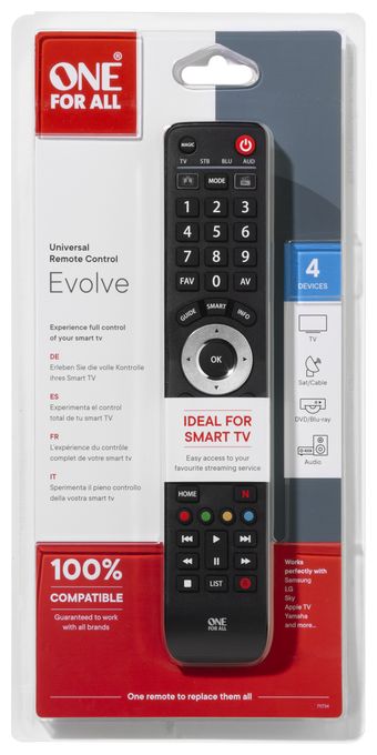 Fernbedienung URC7145 Evolve 4 