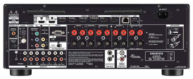 AM, FM Receiver 220 W  TX-NR7100 (Schwarz) 