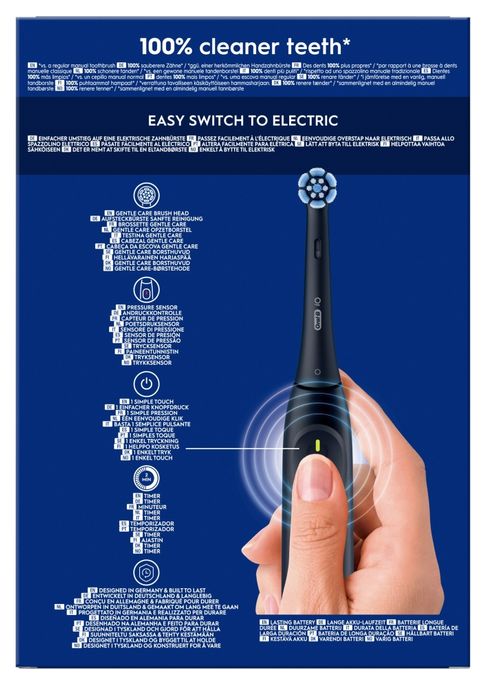 Vibrierende Zahnbürste für Erwachsene  iO Series 2 Duo (Schwarz, Grün) 