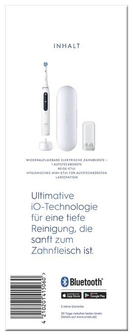 Rotierende-vibrierende Zahnbürste für Erwachsene  iO Series 5 (Weiß) 
