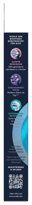 iO Ultimative Reinigung, Original Aufsteckbürsten, Schwarz, 2 Stück 