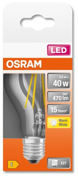 LED Lampe Globe E27 EEK: E 470 lm Warmweiß (2700K) entspricht 40 W Star 
