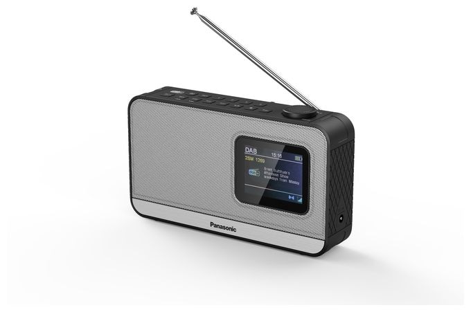 Bluetooth DAB+, FM Radio Tragbar  RF-D15 (Schwarz, Silber) 