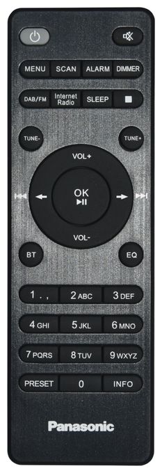 Bluetooth Radio Tragbar  RF-D40EG-K (Schwarz) 