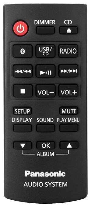 Heim-Audio-Mikrosystem DAB+, FM 20 W Bluetooth  SC-PM272 (Schwarz) 